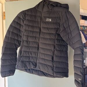 Mountain Hardwear Black Hooded Jacket